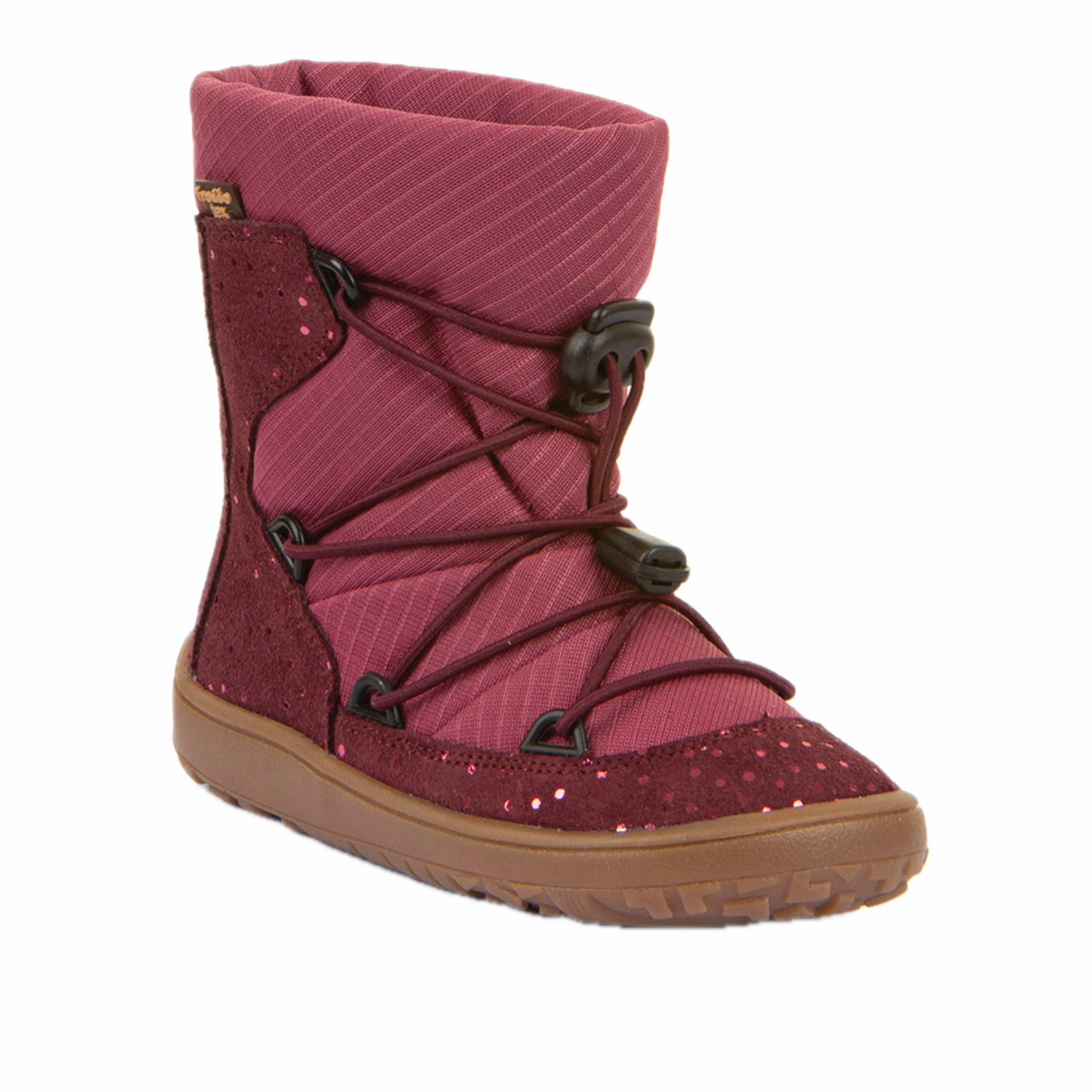 Froddo Stiefel - BAREFOOT TEX TRACK WOOL Bordeaux   Winterstiefel Mit Schmalem Schaft