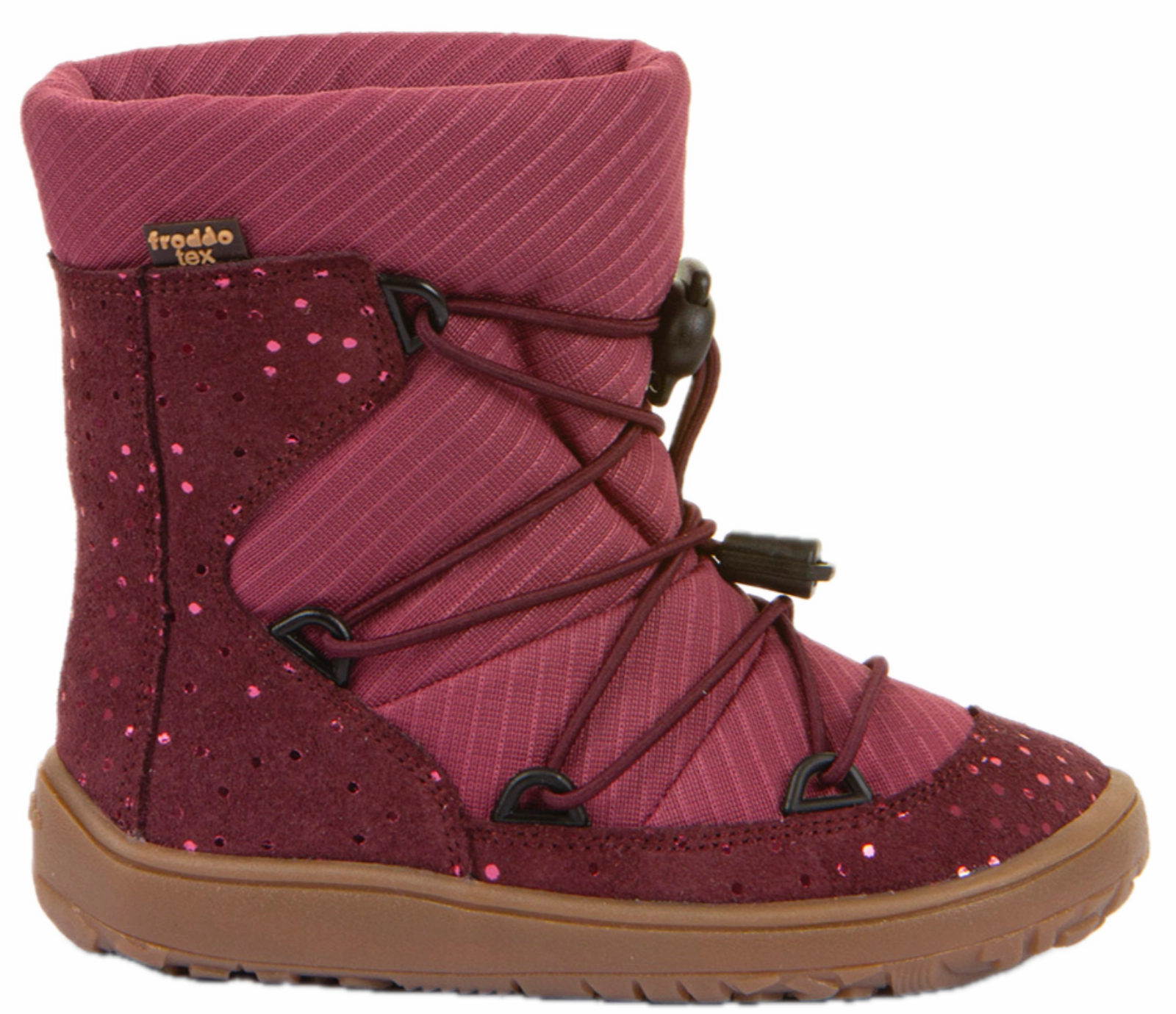 Froddo Stiefel - BAREFOOT TEX TRACK WOOL Bordeaux   Winterstiefel Mit Weitem Schaft