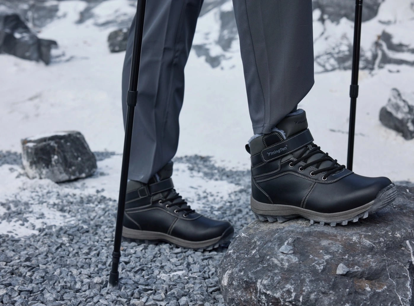 Herren WolfWalk Winterstiefel V1 Warme Und Wasserdichte Winterstiefel