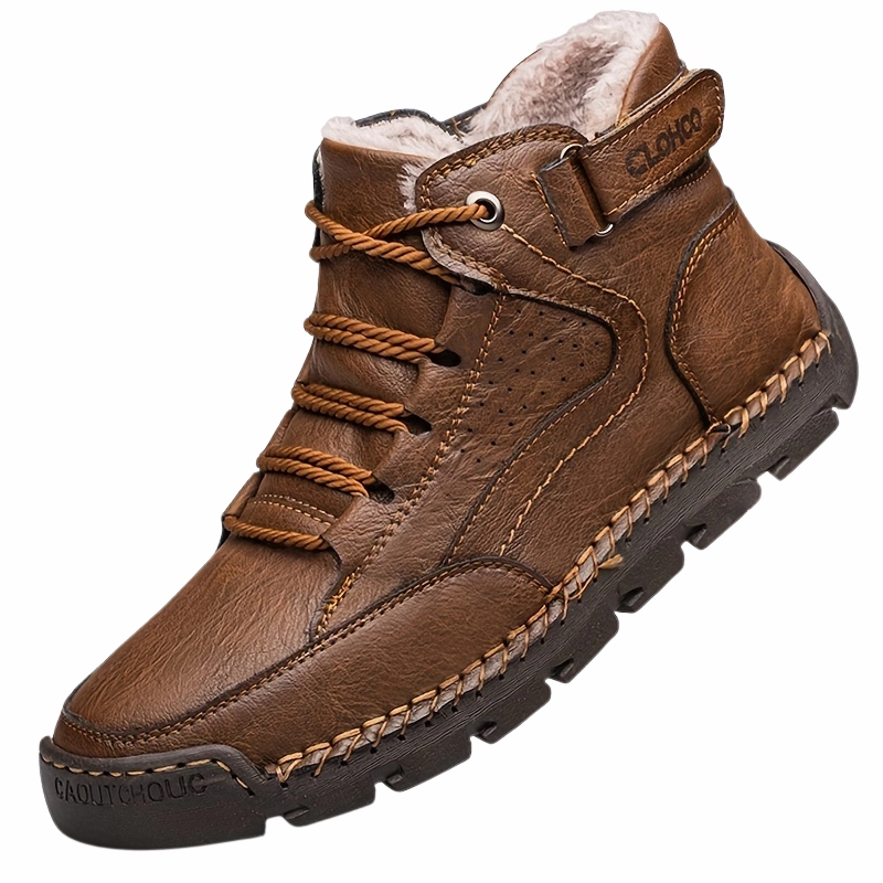 Winterschuhe Herren | Geftterte Schnrstiefel Knchelhoch
