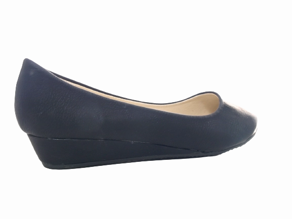 Damen Slipper Keilabsatz Ballerina Loafer Mokassins  Slip On Flats Freizeit Black #  1111 Shell Cordovan Loafers