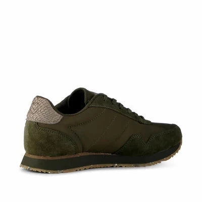 Woden Sneakers Nora Dark Olive Feine Sneaker