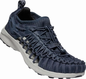 Keen Herren Sneaker Uneek 1022381 Blau Weiße Sneaker Pflegen
