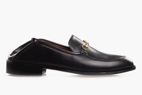 The Soft Step Loafer - Black Noir Olive Loafers