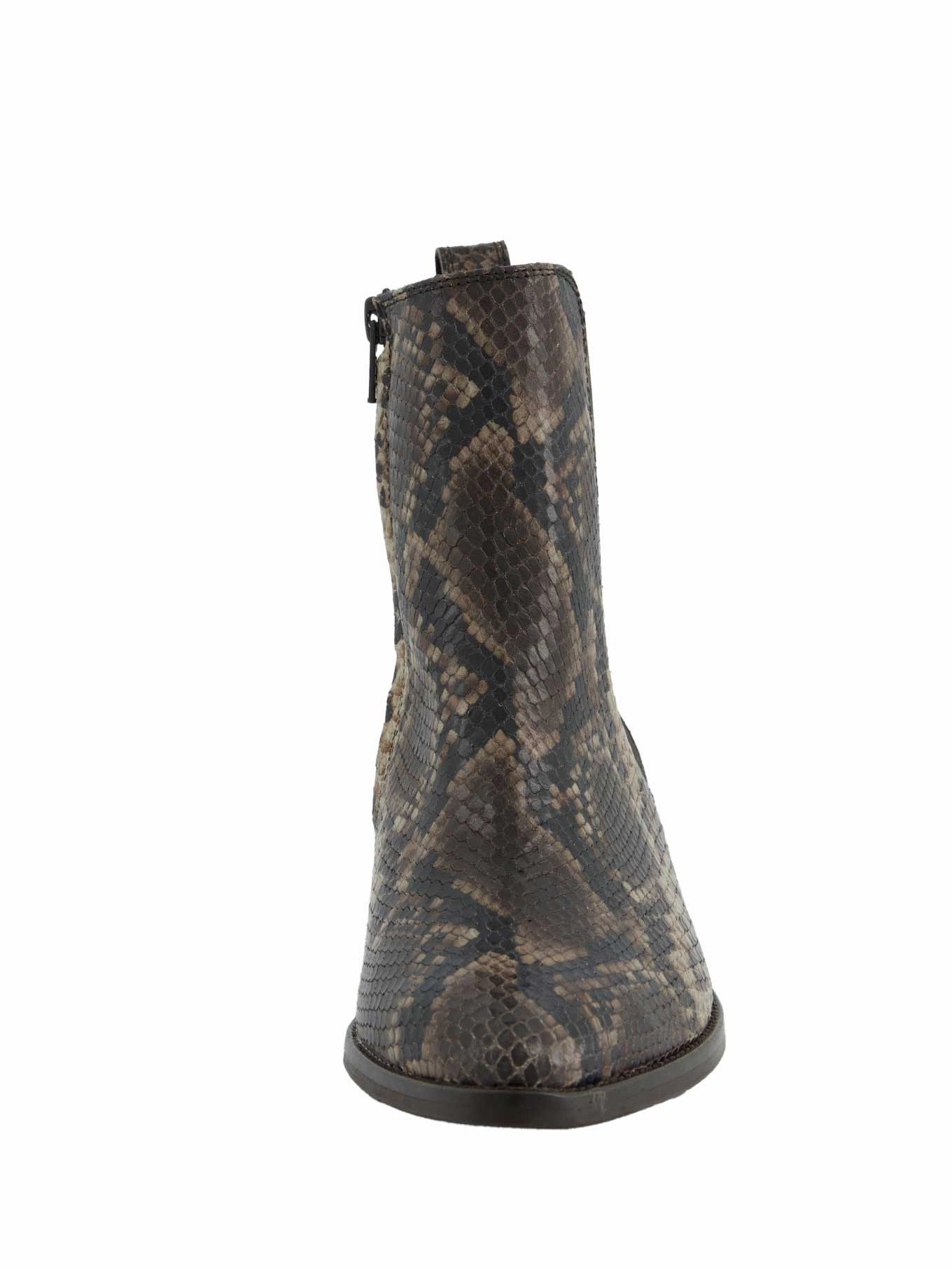 Ankle Boots Breiter Schaft Stiefelette boa safari