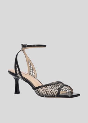 GRACE HIGH SANDAL SPARKLE BLACK Platform Boots High Heels