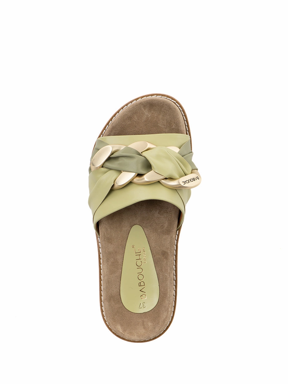 Reflexzonen Sandalen Fay | Slipper Avocado