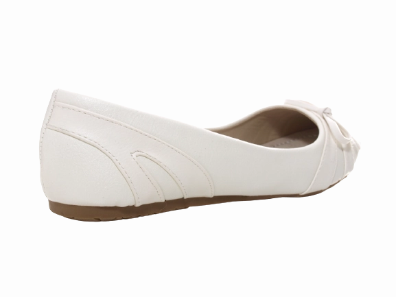 Size 5 Loafers Damen Slipper Halbschuhe Ballerina Loafer Mokassins Slip On Flats Freizeit White # 5998