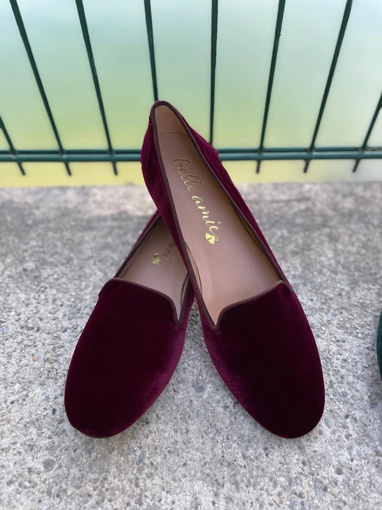 SAMTLOAFER BORDEAUX Lug Sole Penny Loafers