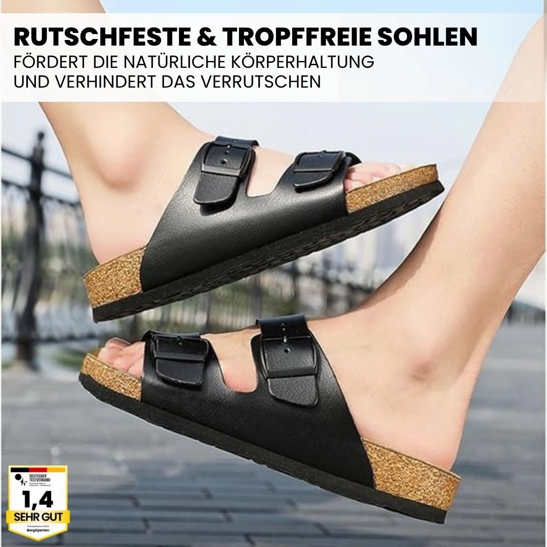 FeelFree - ergonomischen & rutschfeste Kork-Sandalen