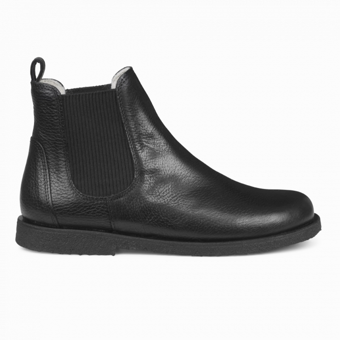 Angulus - Chelsea Boots gefttert Schwarz Mono Chelsea Boots