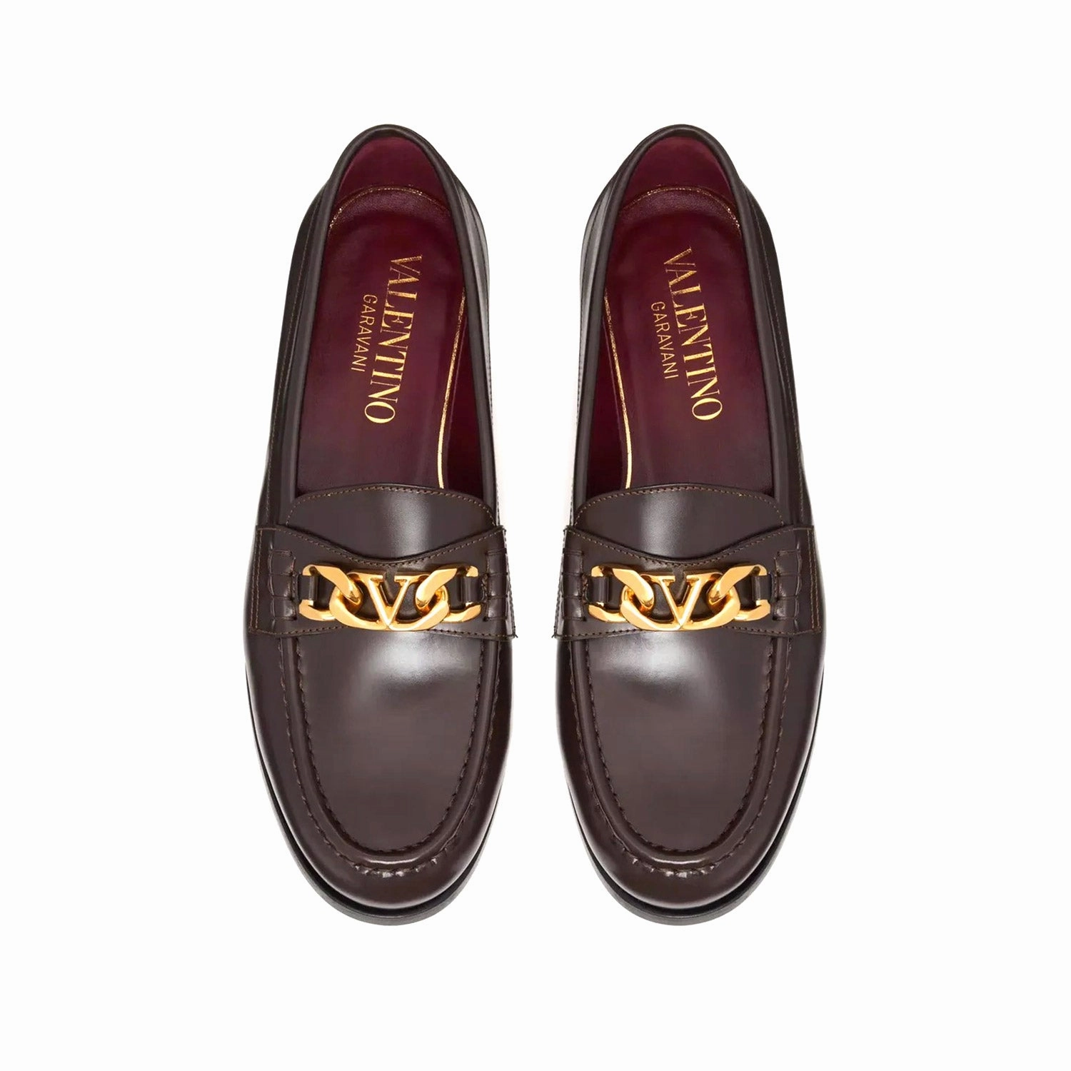 Spikey Loafers 1Y2S0G03YZX NM8B VALENTINO SHOES MEN BROWN
