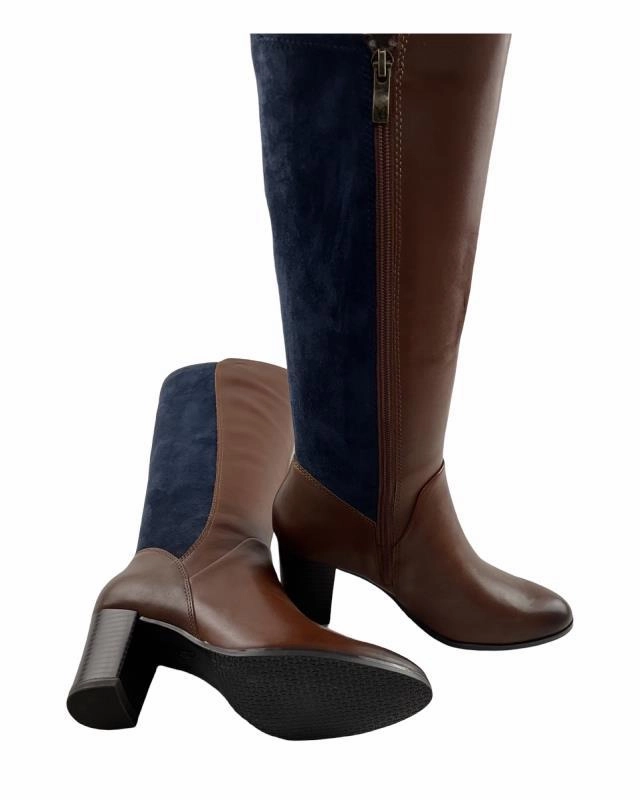 Caprice Damen Stiefel 9-25519-41 387 Cognac/Ocean Stiefel Ara