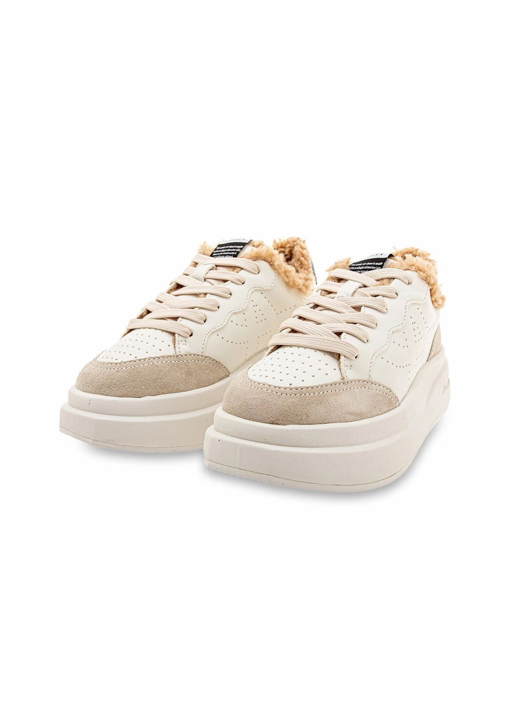 On Sneaker Loewe IMPULSFUR01 Combo A calfsuede white/br b