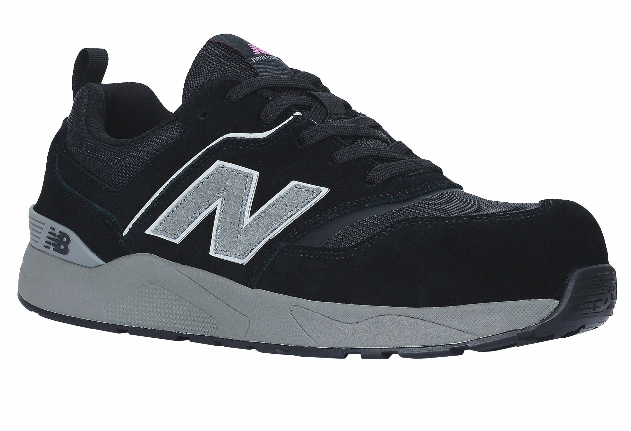 New Balance Elite Lite Womens, Sicherheitsschuh S1P S1 ESD HROe,  S1 PL HRO FO SC SR, schwarz / rosa Sicherheitsschuhe Lexus Graftland