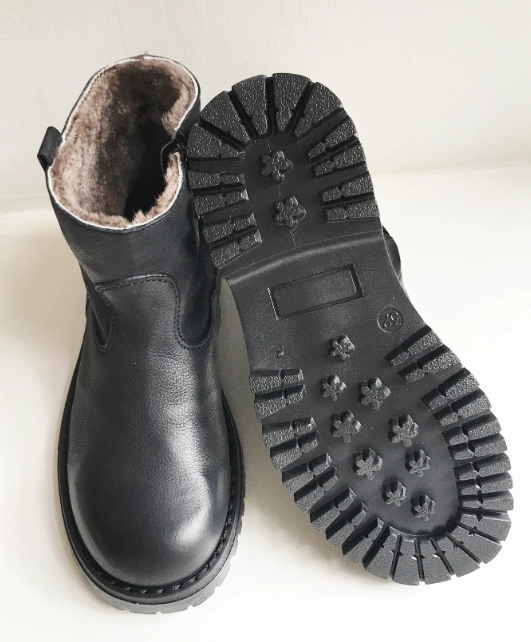 Radon Drystar Stiefel Marie Morenz 1045 Nero Schwarz gefttert Lammfell Profilsohle