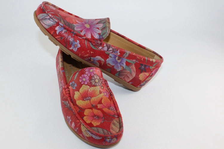 Alligator Skin Loafers Flores Rosso Leather Loafer