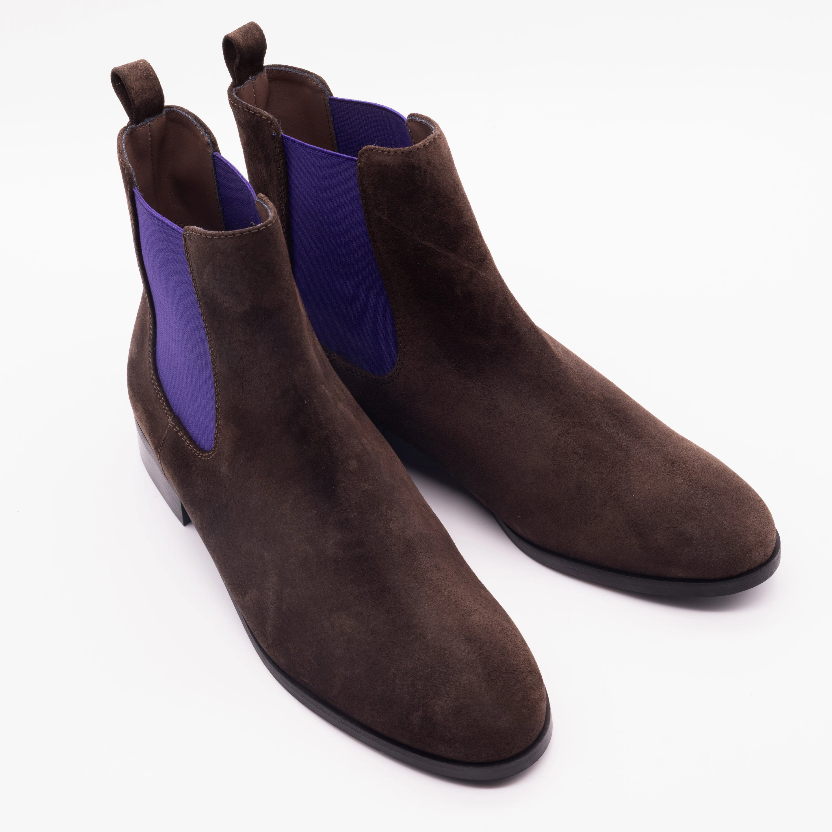 Chelsea Boots Made In Europe Fox Ebano - Purpur