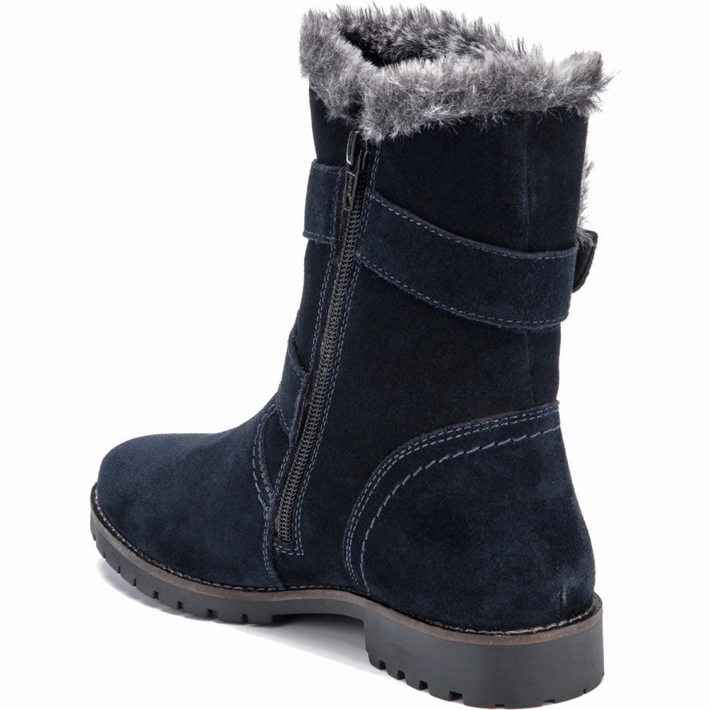 Winterstiefel Mit Schnürung Tom Tailor Damen Stiefel Winterstiefel Stiefeletten Schuhe 7999202