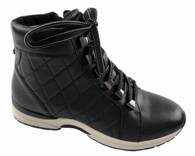 Caprice Damen Stiefelette 9-25252-43  022 Schwarz NAPPA Hohe Stiefel Zum Kleid