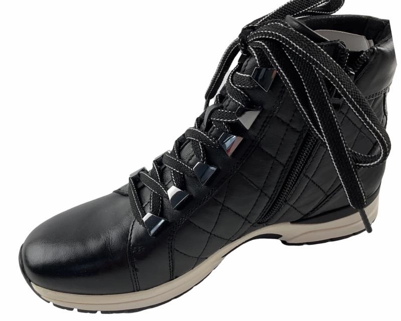 Viele Stiefel Caprice Damen Stiefelette 9-25252-43  022 Schwarz NAPPA