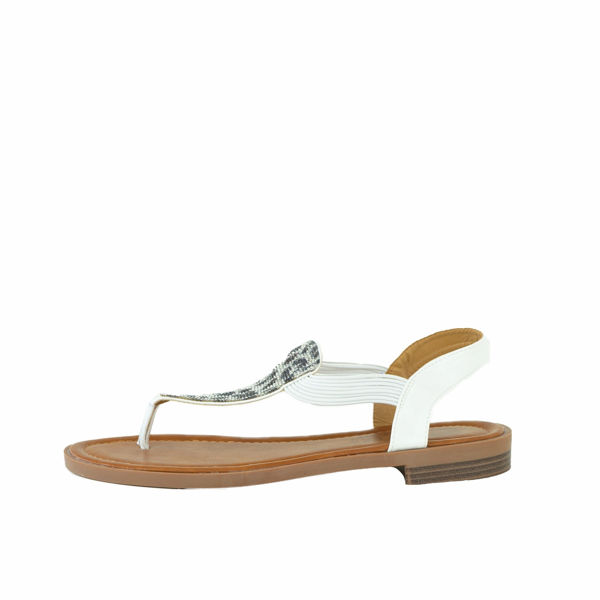 Frida in wei - Damen Sandale Bade Sandalen