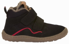 Knitted Ankle Boots Froddo Kinder Barfu-Stiefelette Schwarz