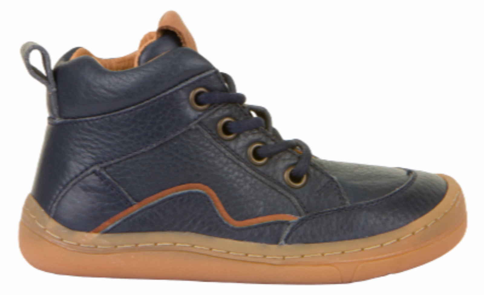 Froddo Kinder Stiefelette Lace - Up Blau Soft Leather Ankle Boots Wide Fit Uk