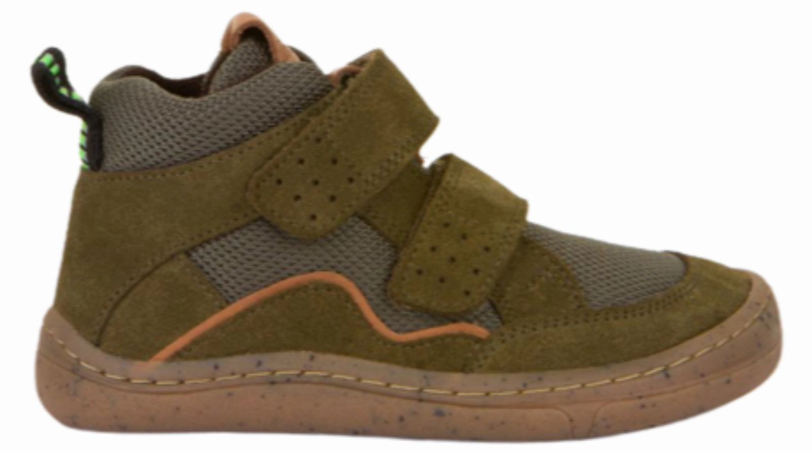 Froddo Kinder Stiefeletten - BAREFOOT WINTER WOOL Dunkel Grn Leather Heeled Chelsea Ankle Boots