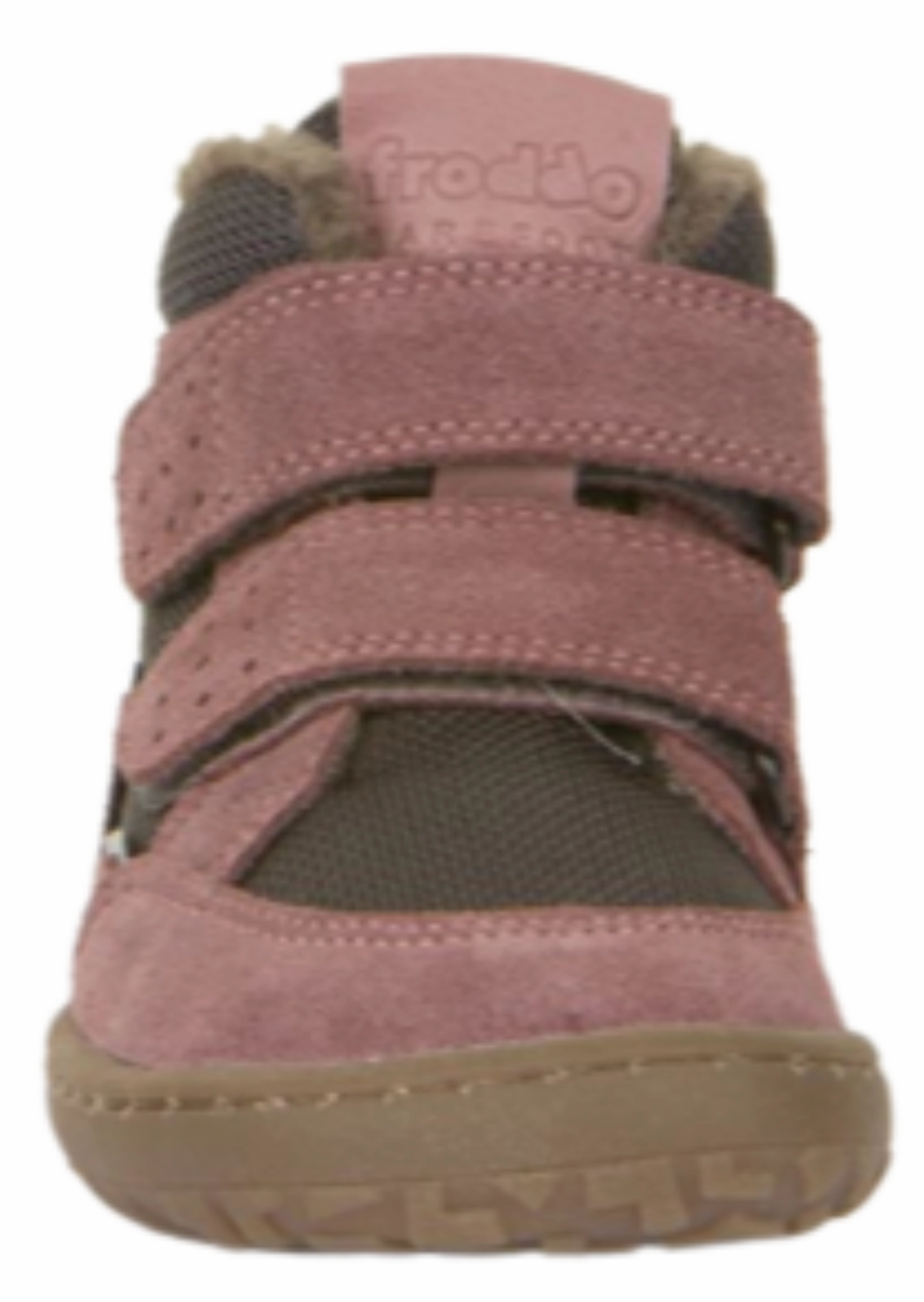 Men's Western Ankle Boots Froddo Kinder Stiefeletten - BAREFOOT WINTER WOOL Grey/Pink