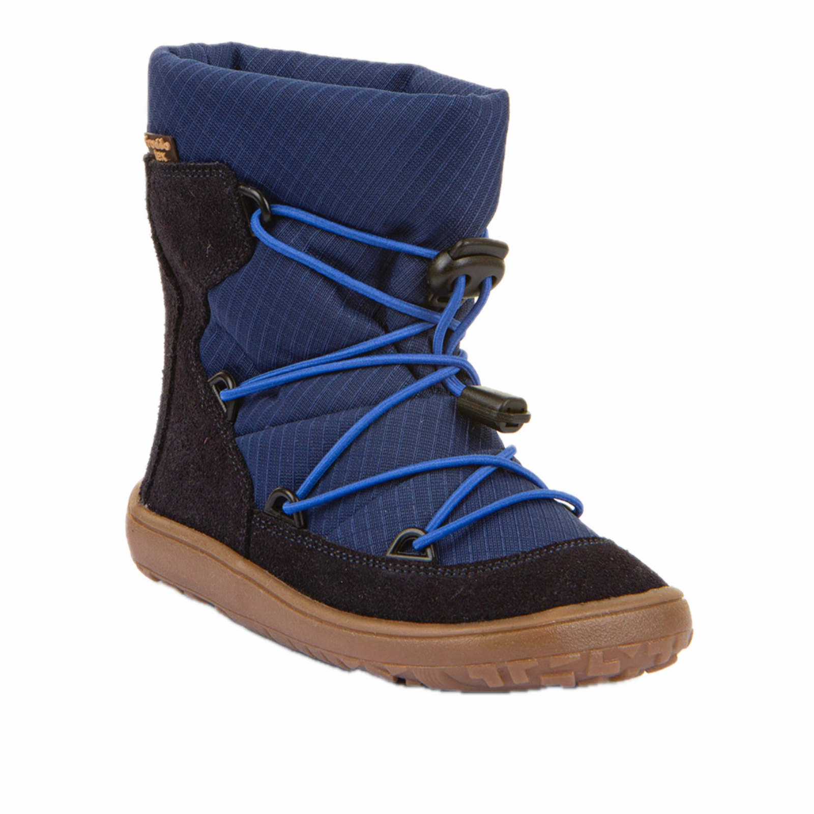 Däumling Winterstiefel 24 Froddo Stiefel - BAREFOOT TEX TRACK WOOL Dunkel Blau