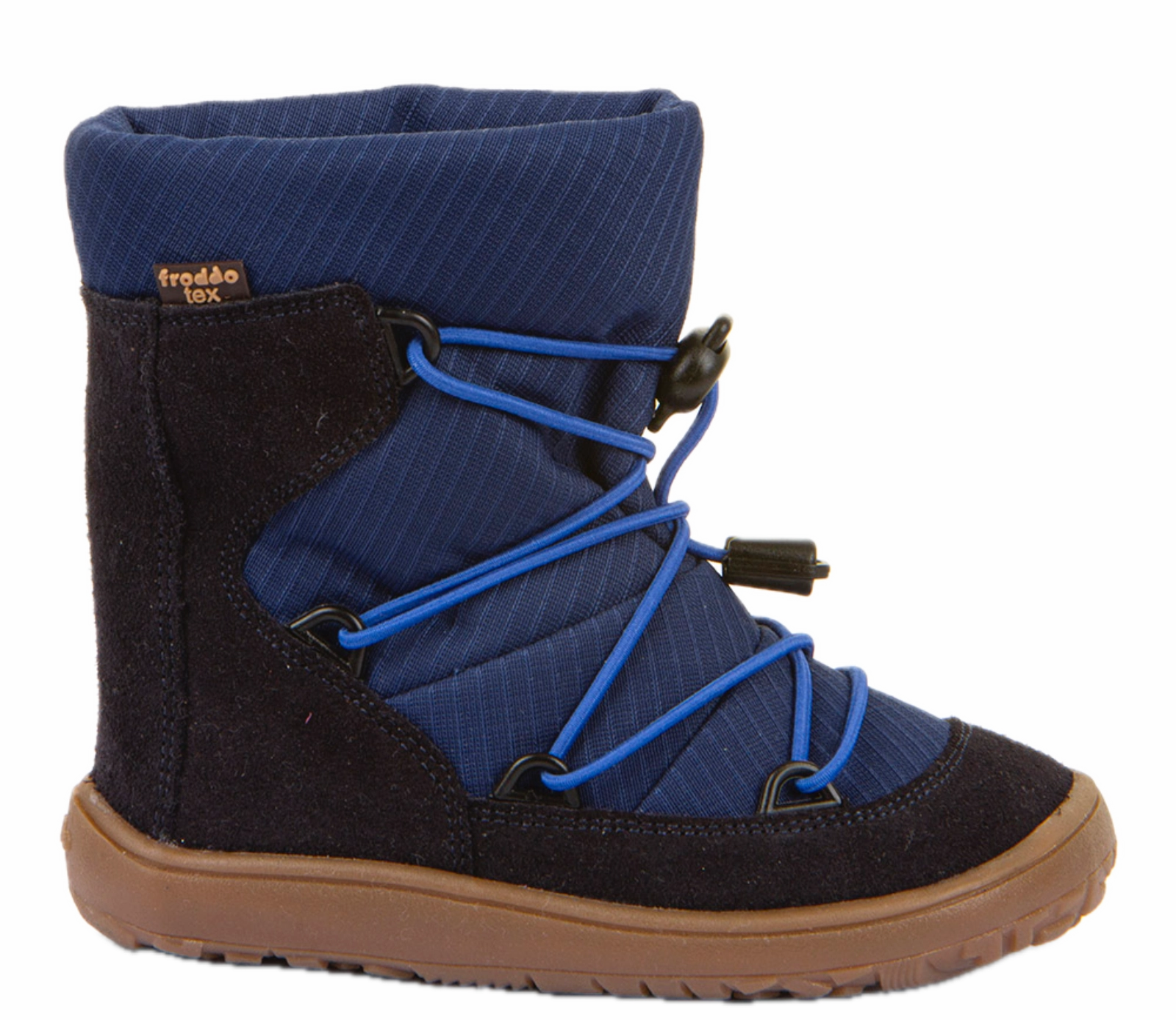 Froddo Stiefel - BAREFOOT TEX TRACK WOOL Dunkel Blau Winterstiefel Hoch