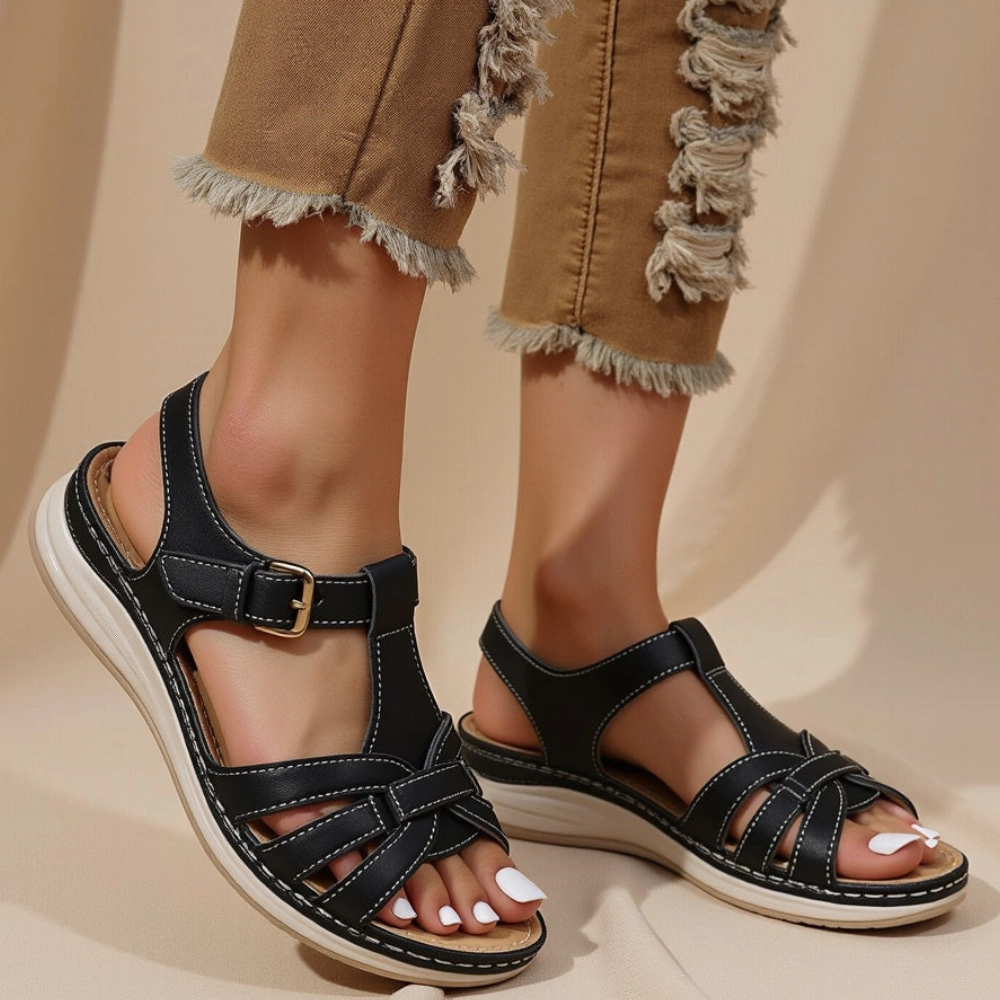 Sandalen Modern Damen Bequeme Plattform-Sandalen | Outdoor Sommerschuhe