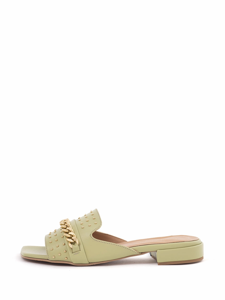 Sandalen Ziegenleder Summer | Slipper Avocado