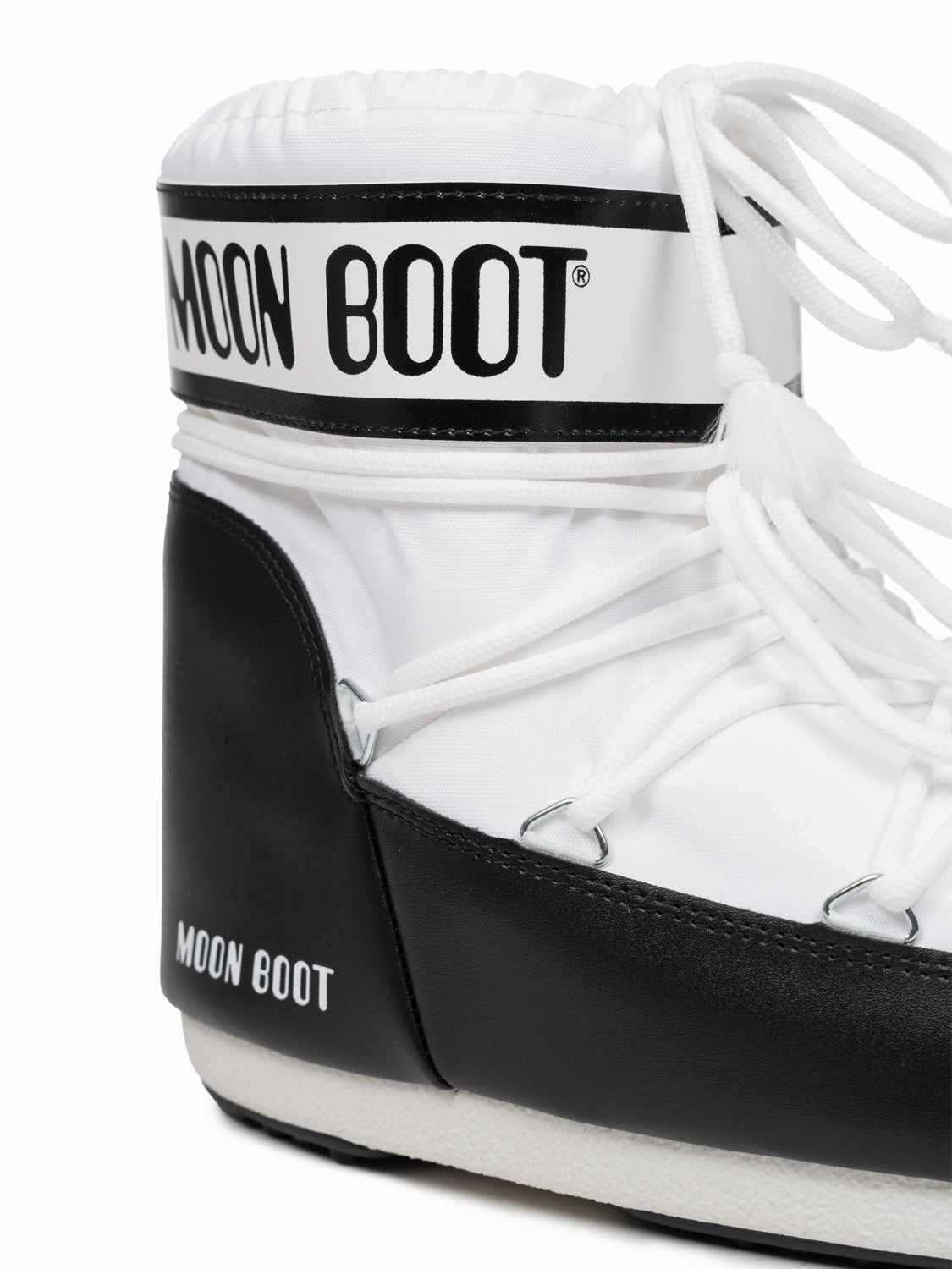 Icon Low Nylon in Wei Winterstiefel Schneestiefel