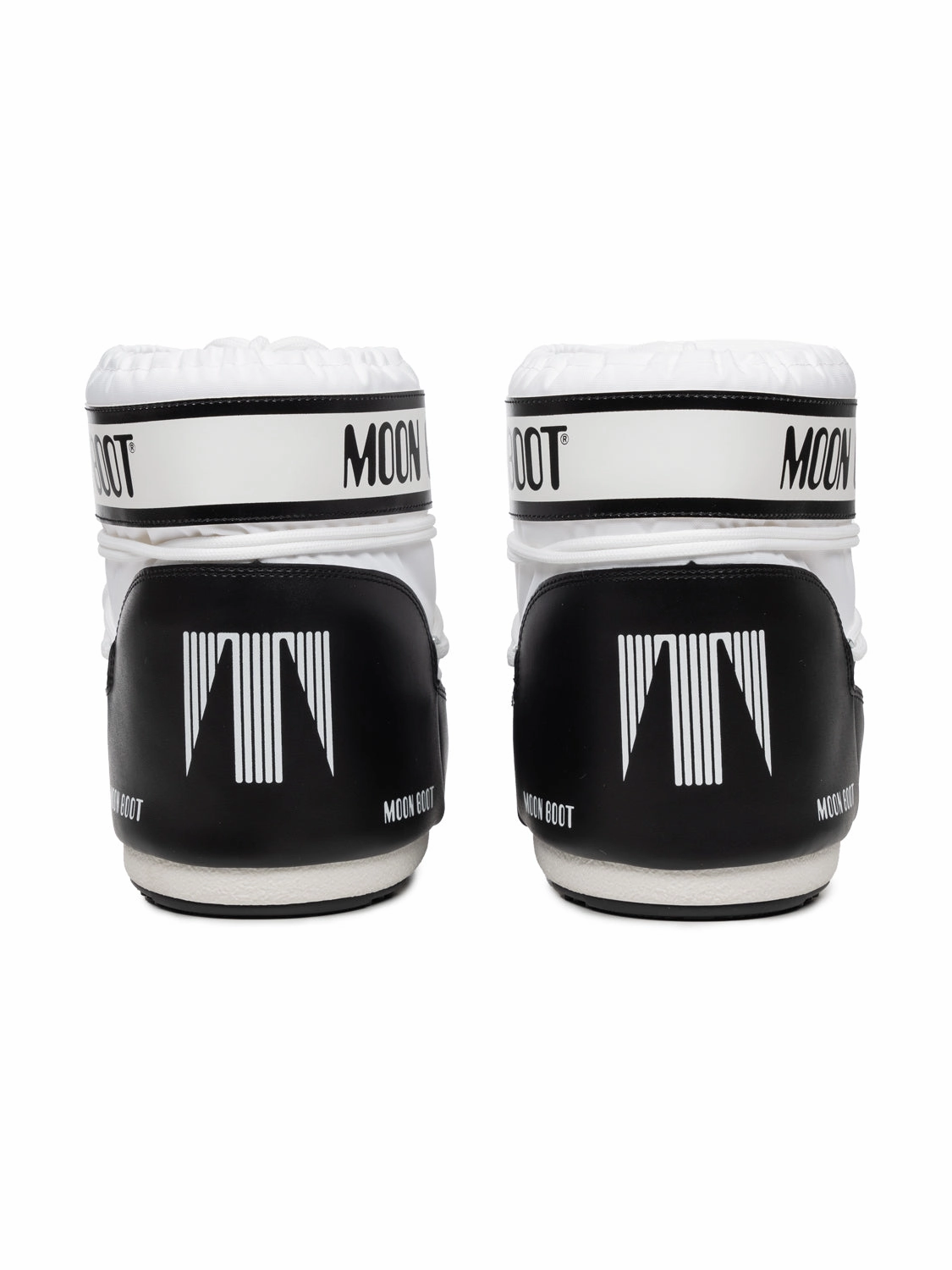 Klassische Winterstiefel Icon Low Nylon in Wei