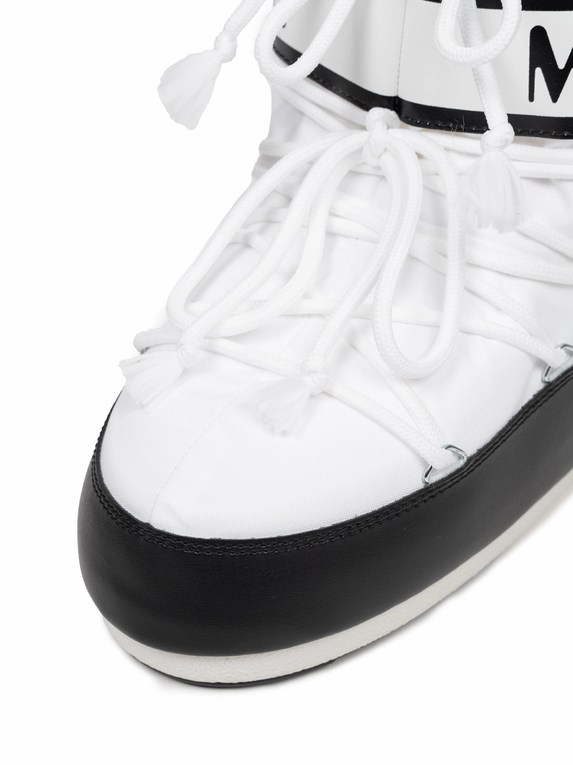 Winterstiefel Schmaler Schaft Icon Low Nylon in Wei