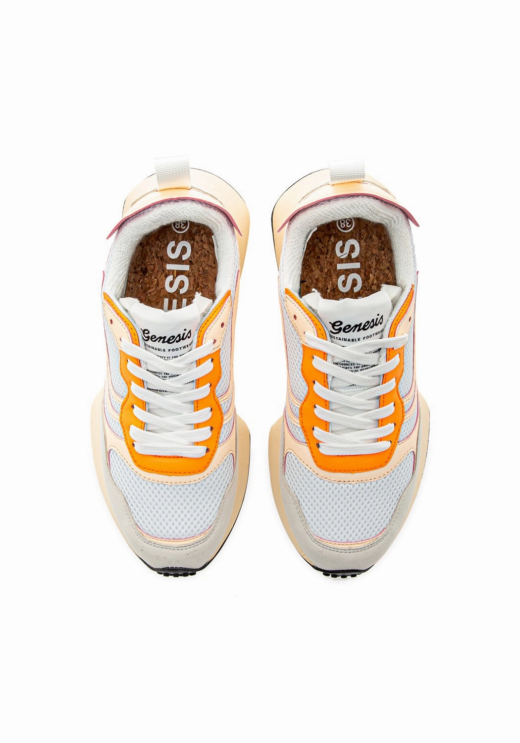 Sneaker Venturi G-Marathon Eco-Sued R-Pet wht/neon nude