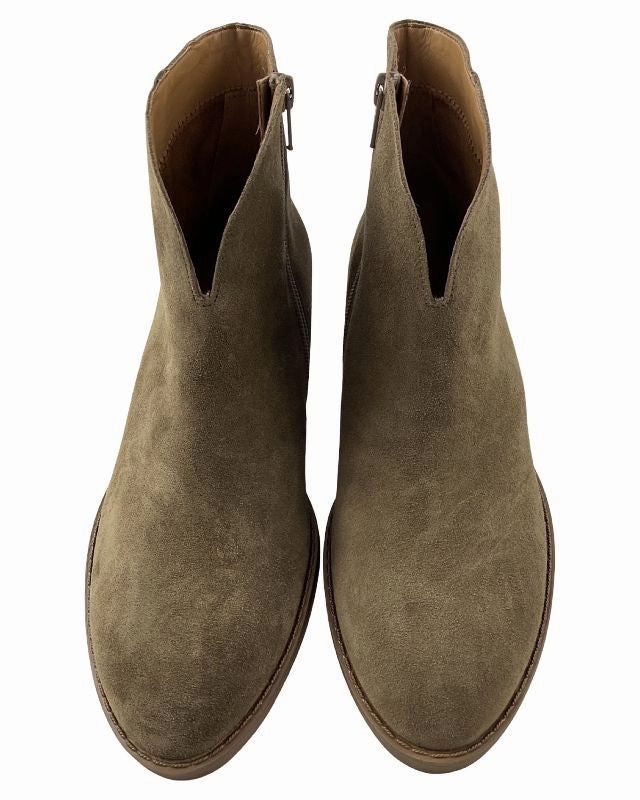 Rote Ankle Boots Gabor Cowboy Boots   75.512.14 Braun Rauleder  Weite F