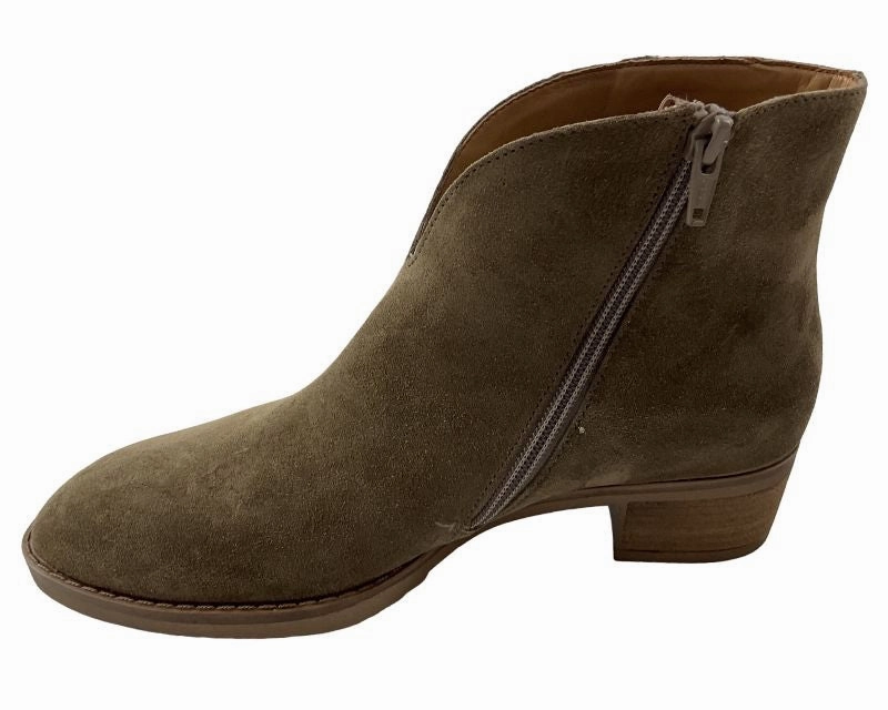 Flache Ankle Boots Kombinieren Gabor Cowboy Boots   75.512.14 Braun Rauleder  Weite F