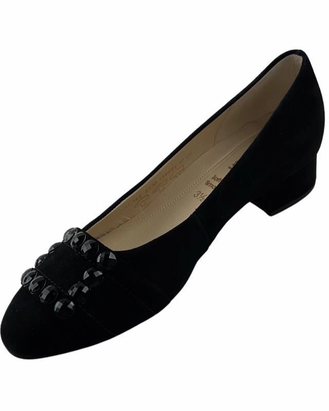 High Heels Celebrities Gabor Damen Pumps 31.323.17  Samtchevreau Schwarz