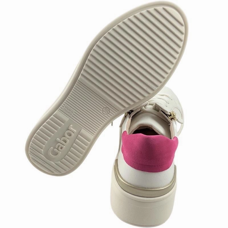 Lumberjack Sneaker Gabor Damen Sneaker 23.280.20 Wei/Pink