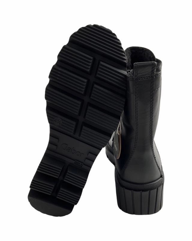 Gabor Damen Stiefelletten 31.821.77 Schwarz FOULARDCAFT Little High Heels