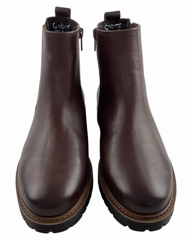 High Heels Stripper Gabor Damen Stiefelletten 32.791.55 Leder Varenne Sattel