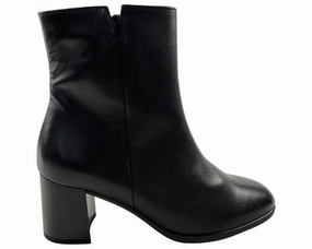 Auf High Heels Laufen Lernen Gabor Damen Stiefelletten 35.530.27 Lammnappa Schwarz