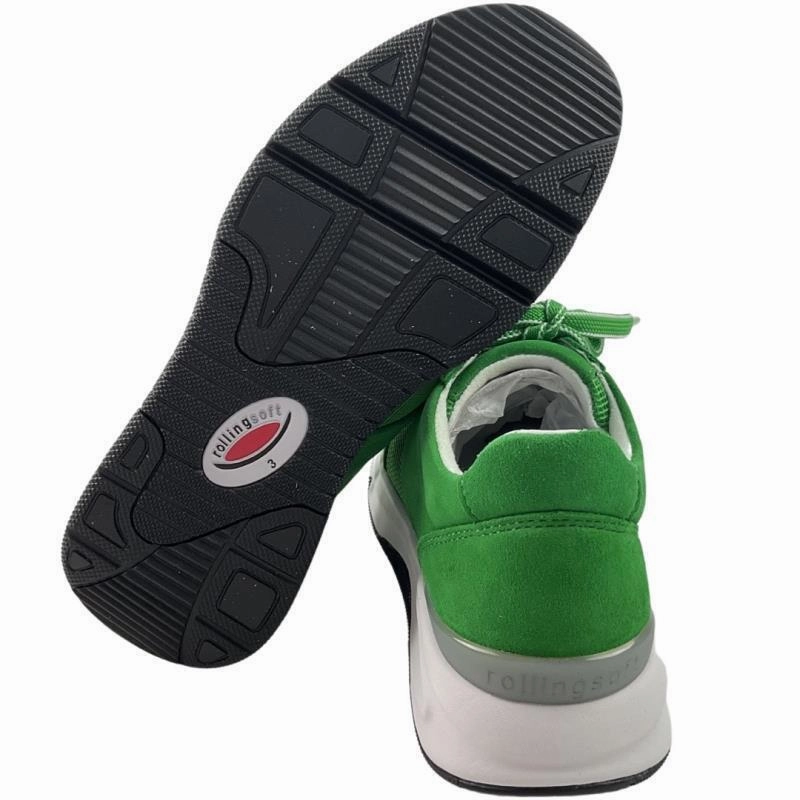 Oldschool Sneaker Gabor Rollingsoft Damen Sneaker 26.897.34 Grn
