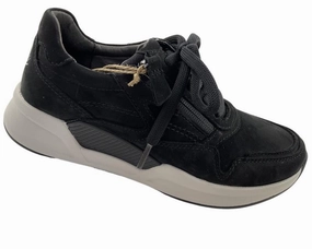 Gabor Rollingsoft Damen Sneaker 36.957.67  Schwarz Oh April Sneaker