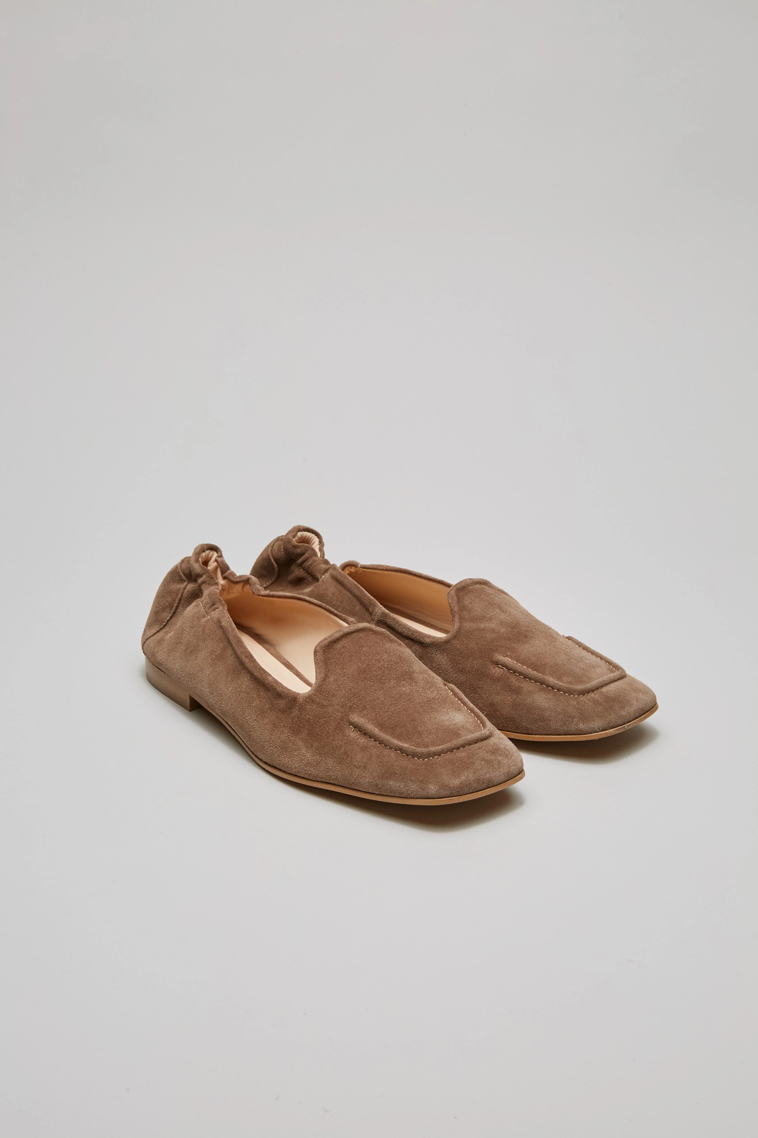 GABRIELLA Ballerina Loafer brown suede High Platform Loafers