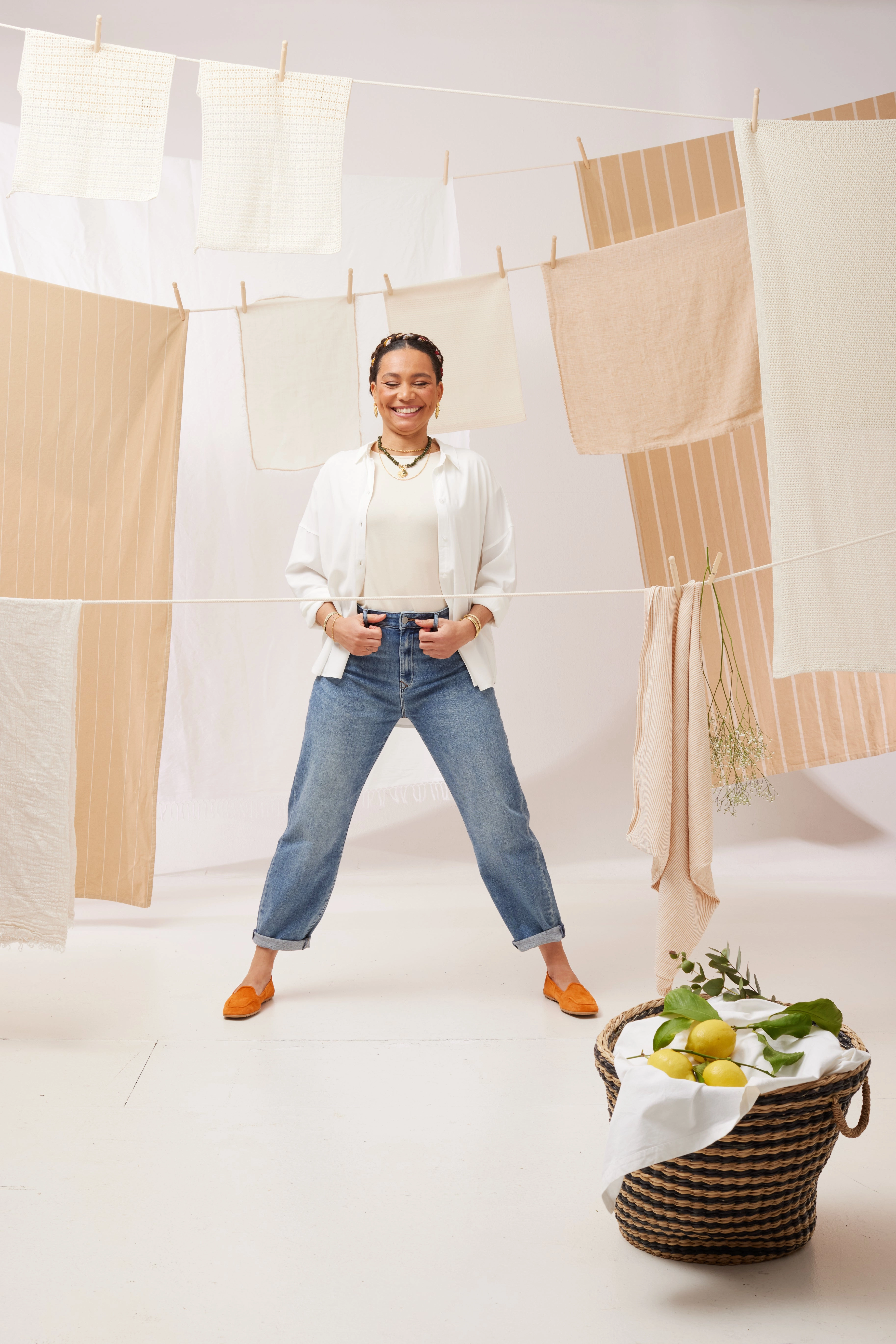 Office Penny Loafers GABRIELLA Ballerina Loafer orange suede