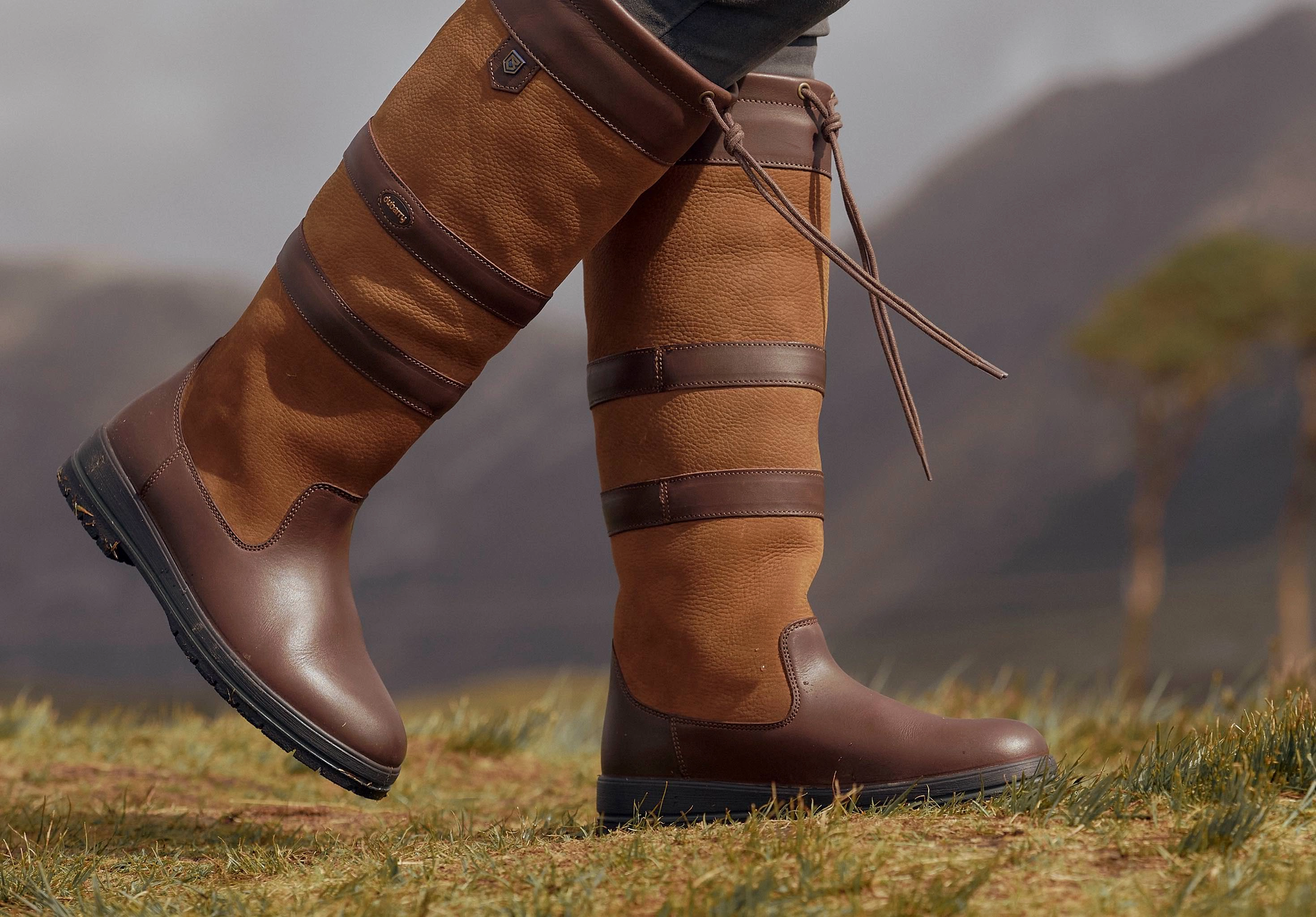 Galway Herren Outdoor-Stiefel - Brown Filz Stiefel